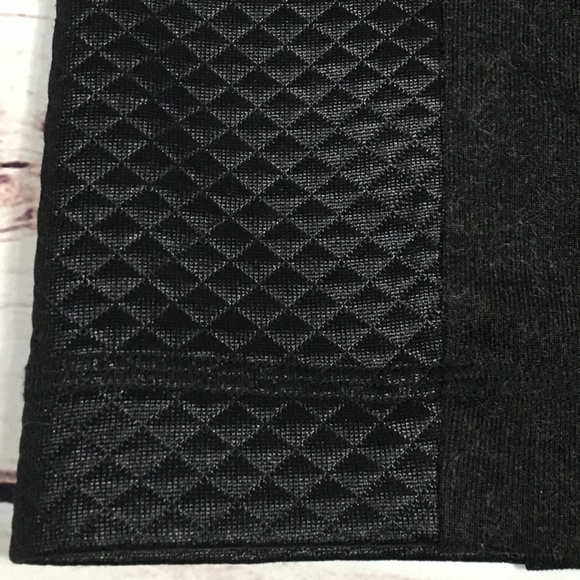 RACHEL ROY Black Quilted Mini Skirt Size 8 - Picture 3 of 6